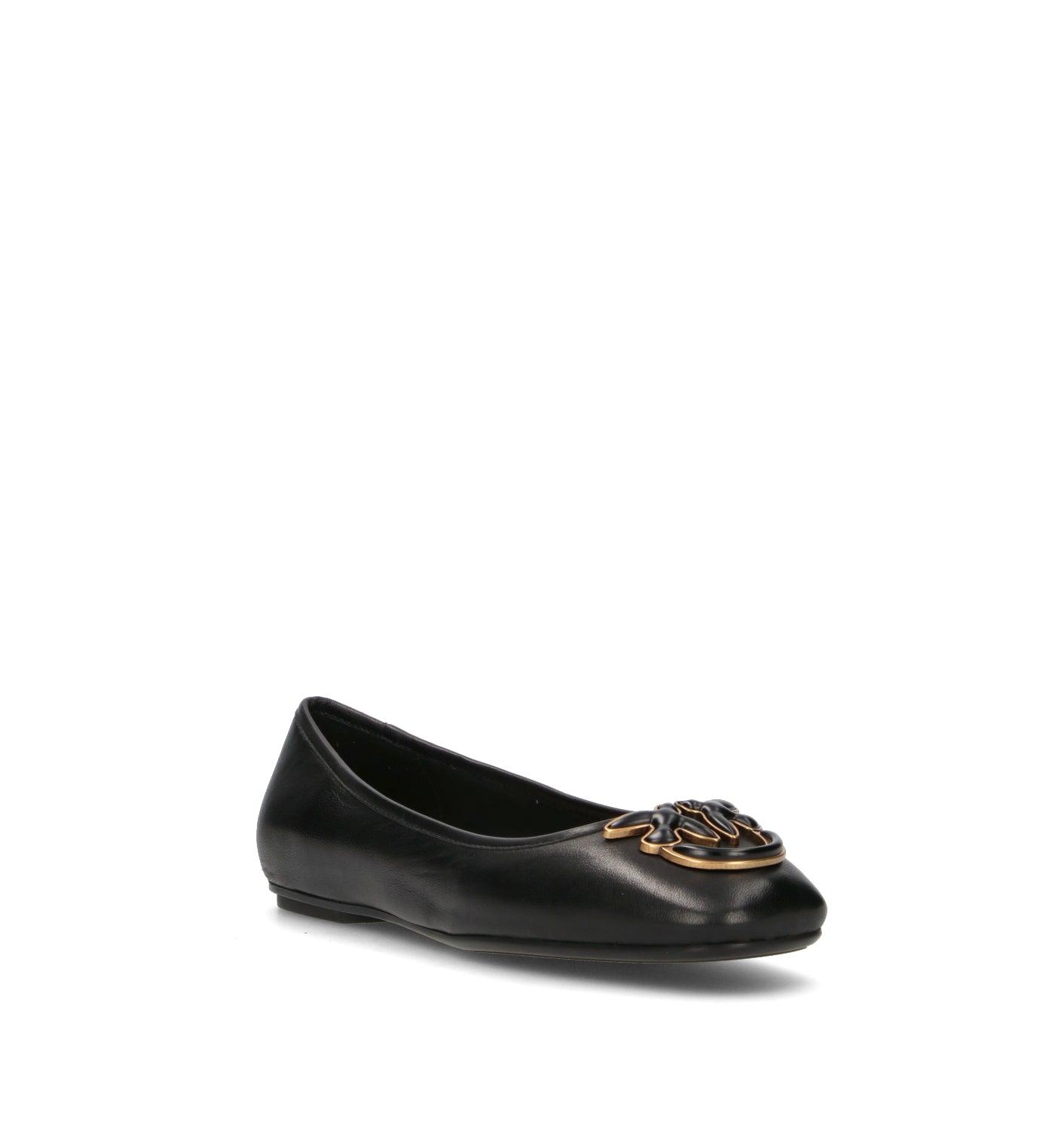 PINKO Ballerina donna nera in pelle