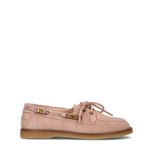 PINKO Scarpa barca donna rosa in suede