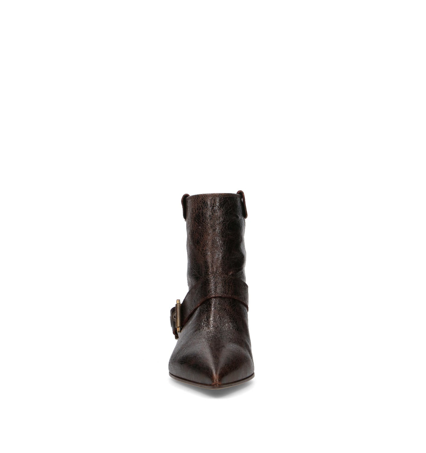 THE SELLER Tronchetto donna marrone in pelle