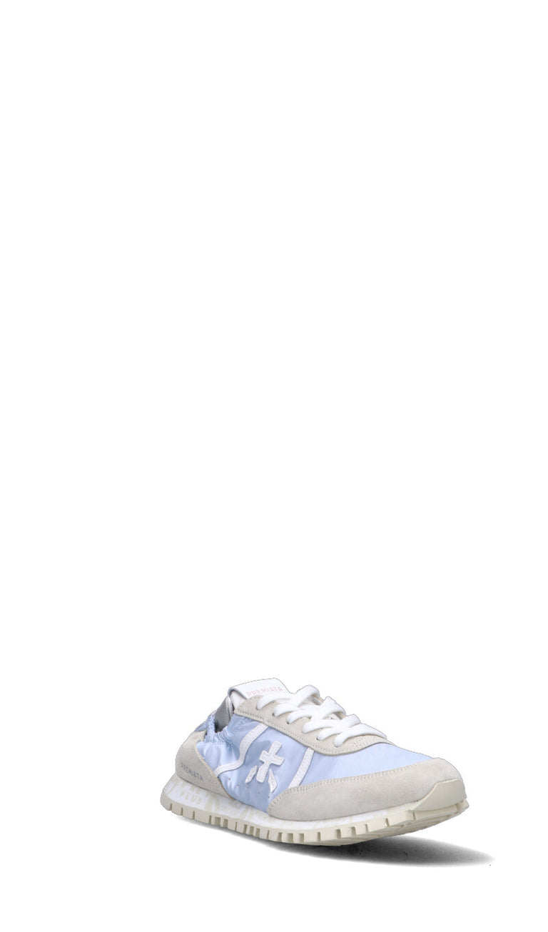 PREMIATA Sneaker donna grigia/azzurra in suede