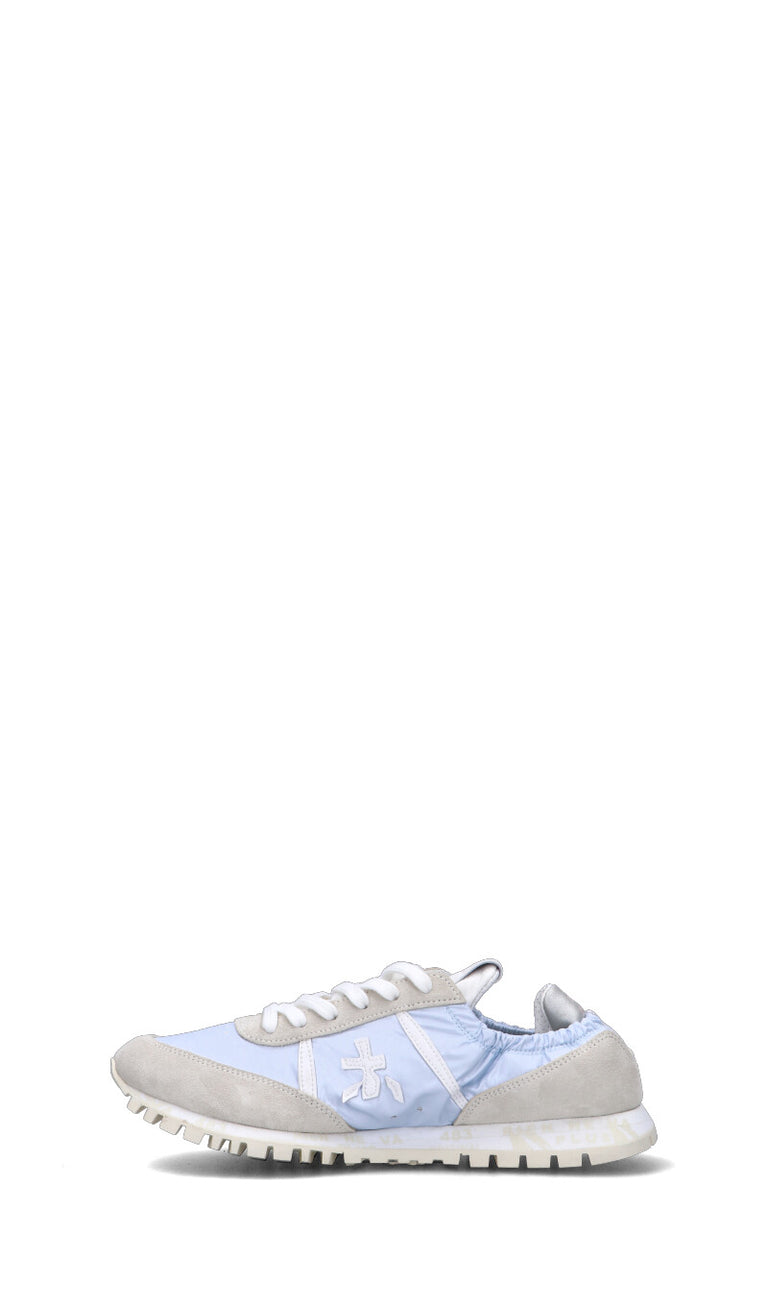 PREMIATA Sneaker donna grigia/azzurra in suede