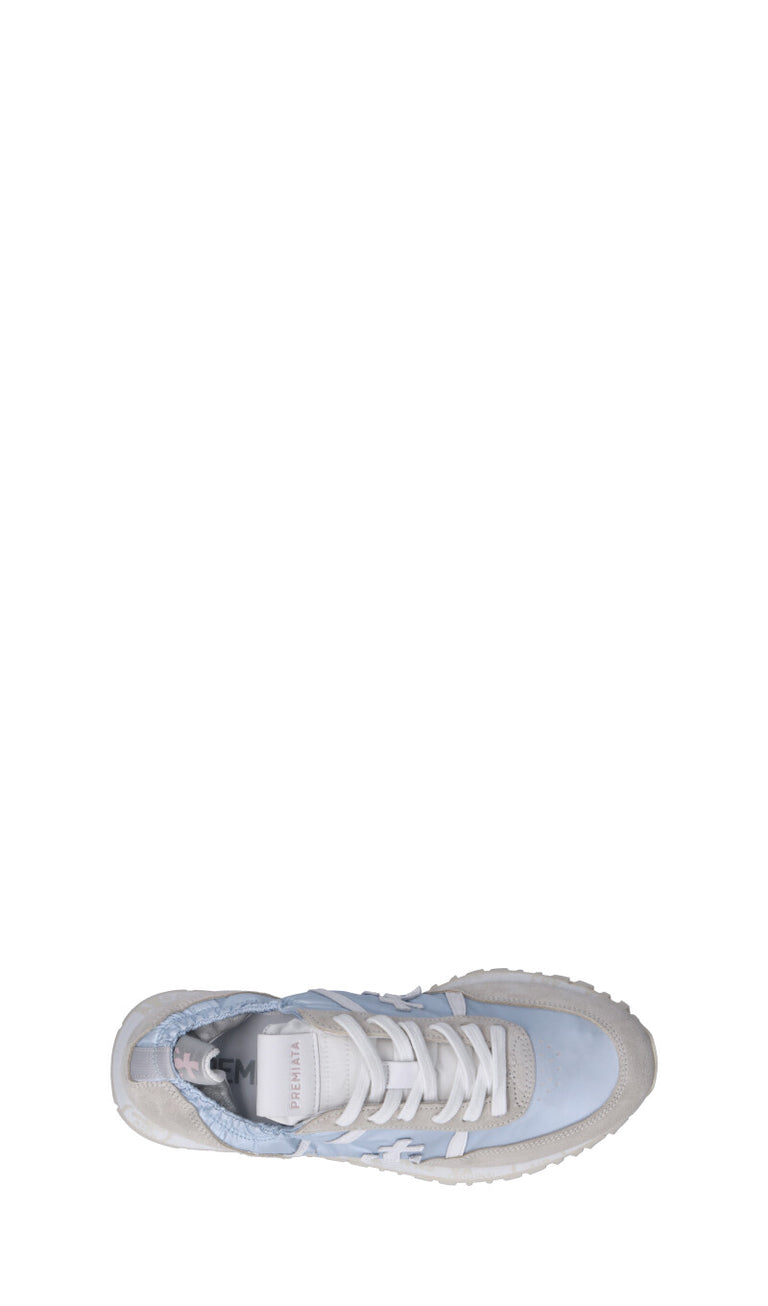 PREMIATA Sneaker donna grigia/azzurra in suede