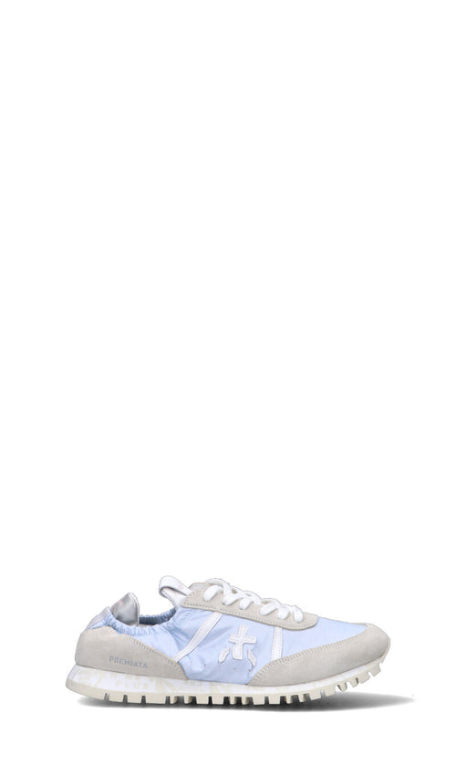 PREMIATA Sneaker donna grigia/azzurra in suede