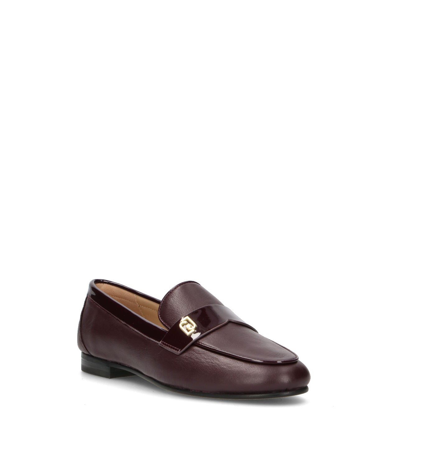 LIU JO Mocassino donna bordeaux in pelle