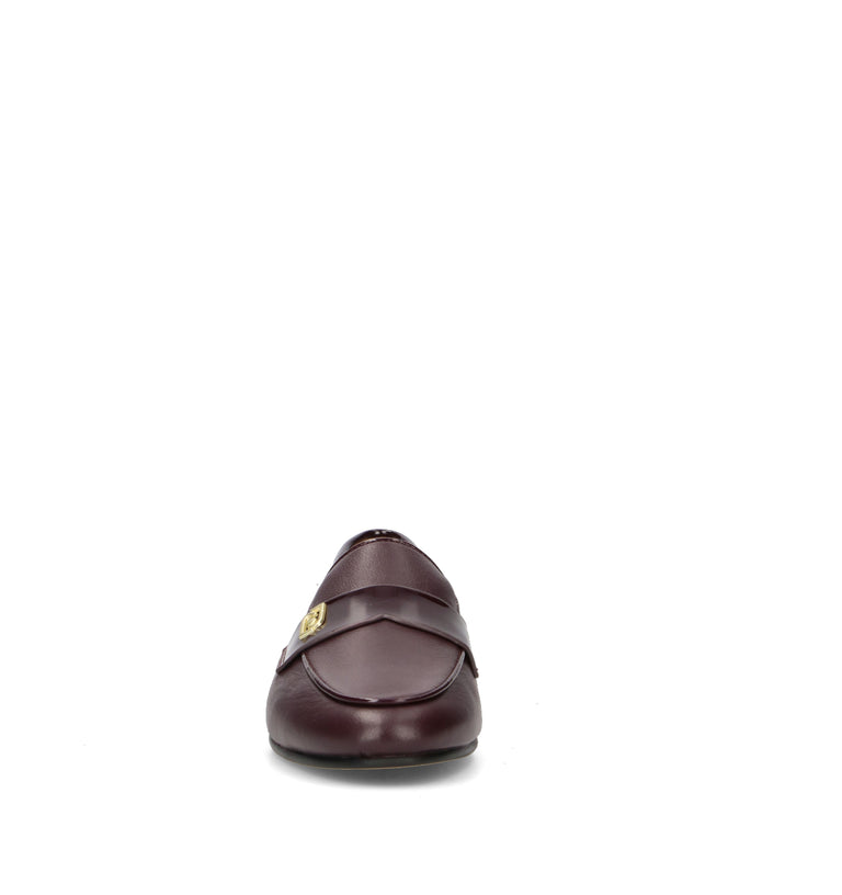 LIU JO Mocassino donna bordeaux in pelle
