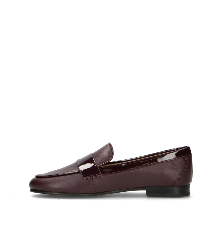 LIU JO Mocassino donna bordeaux in pelle