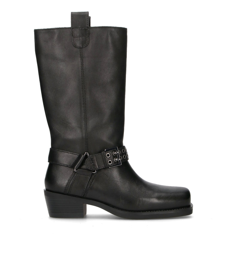 LIU JO Stivale donna nero in pelle