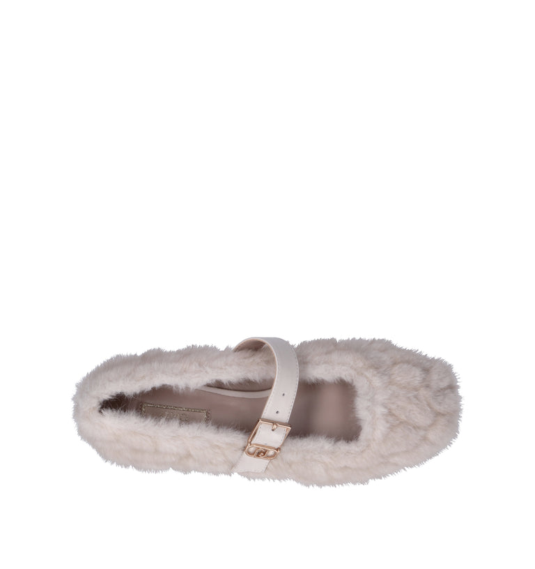 LIU JO Ballerina donna latte