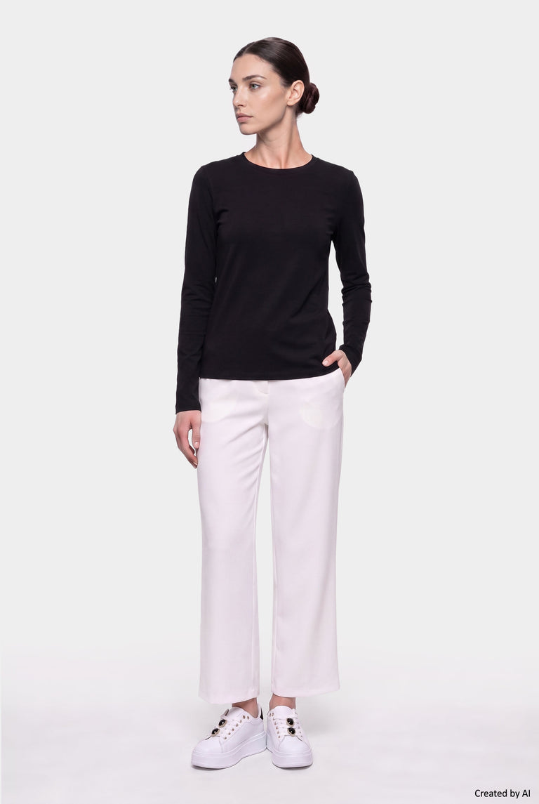 EASY PEASY Maglia donna nera