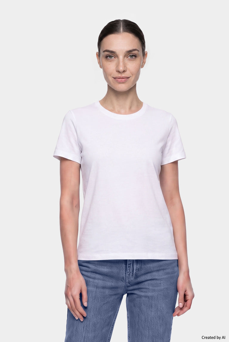 EASY PEASY T-shirt donna bianca