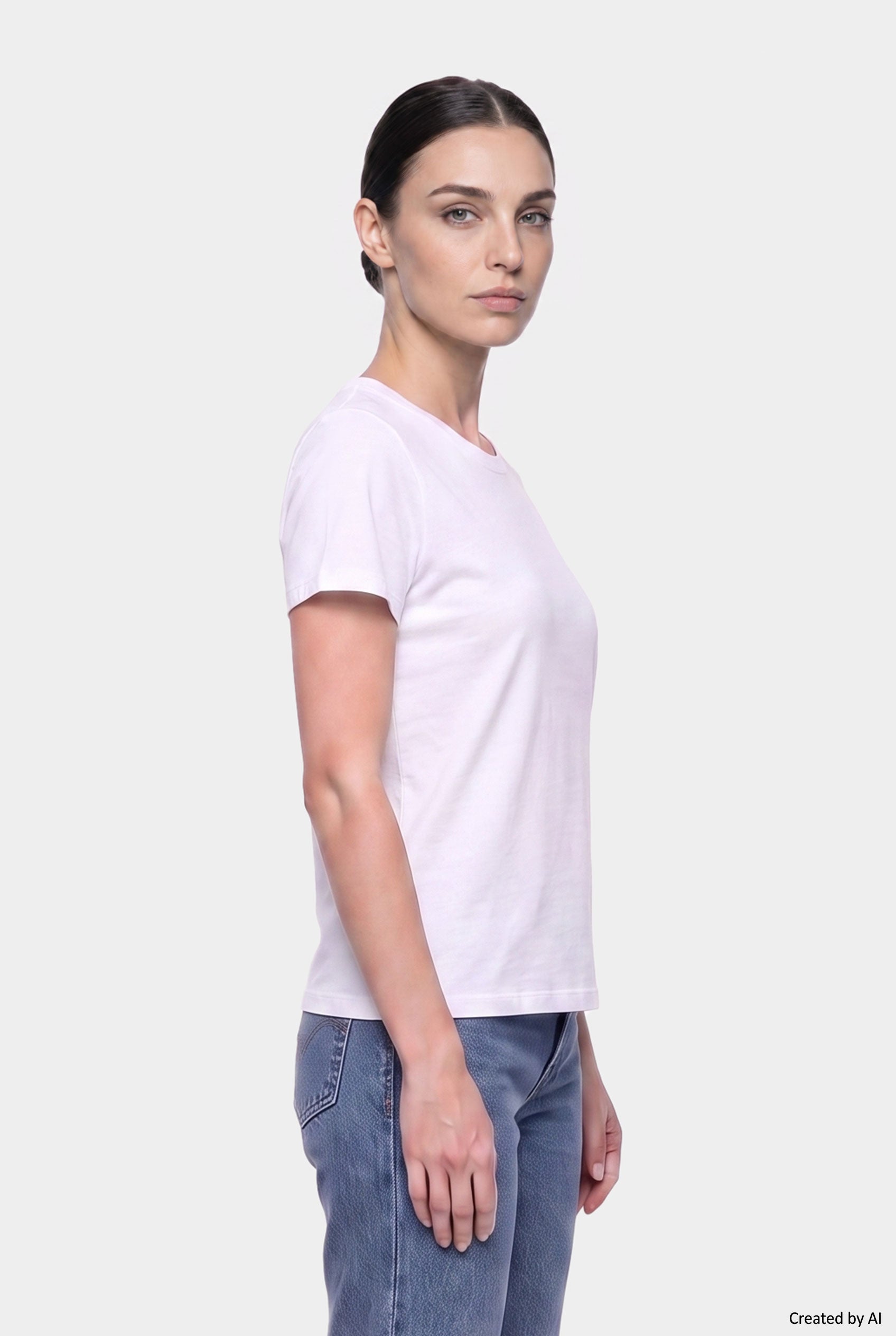 EASY PEASY T-shirt donna bianca