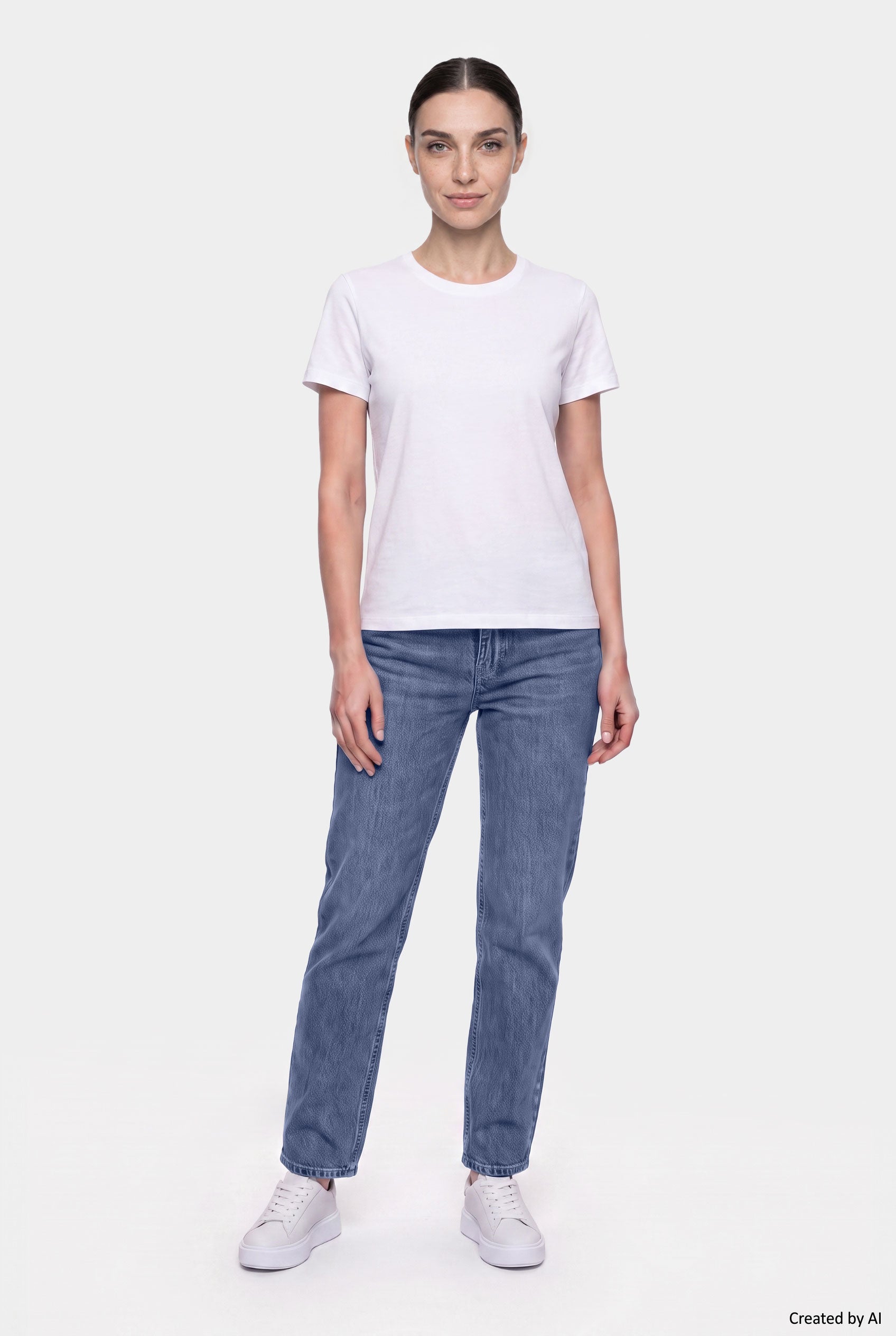 EASY PEASY T-shirt donna bianca