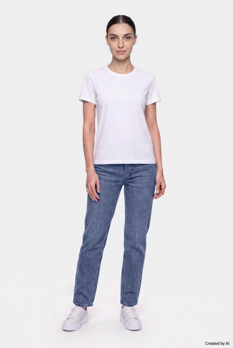 EASY PEASY T-shirt donna bianca