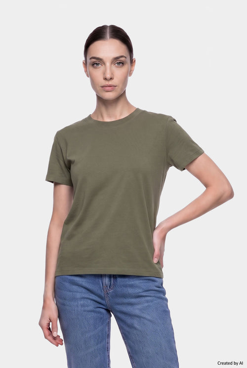 EASY PEASY T-shirt donna militare