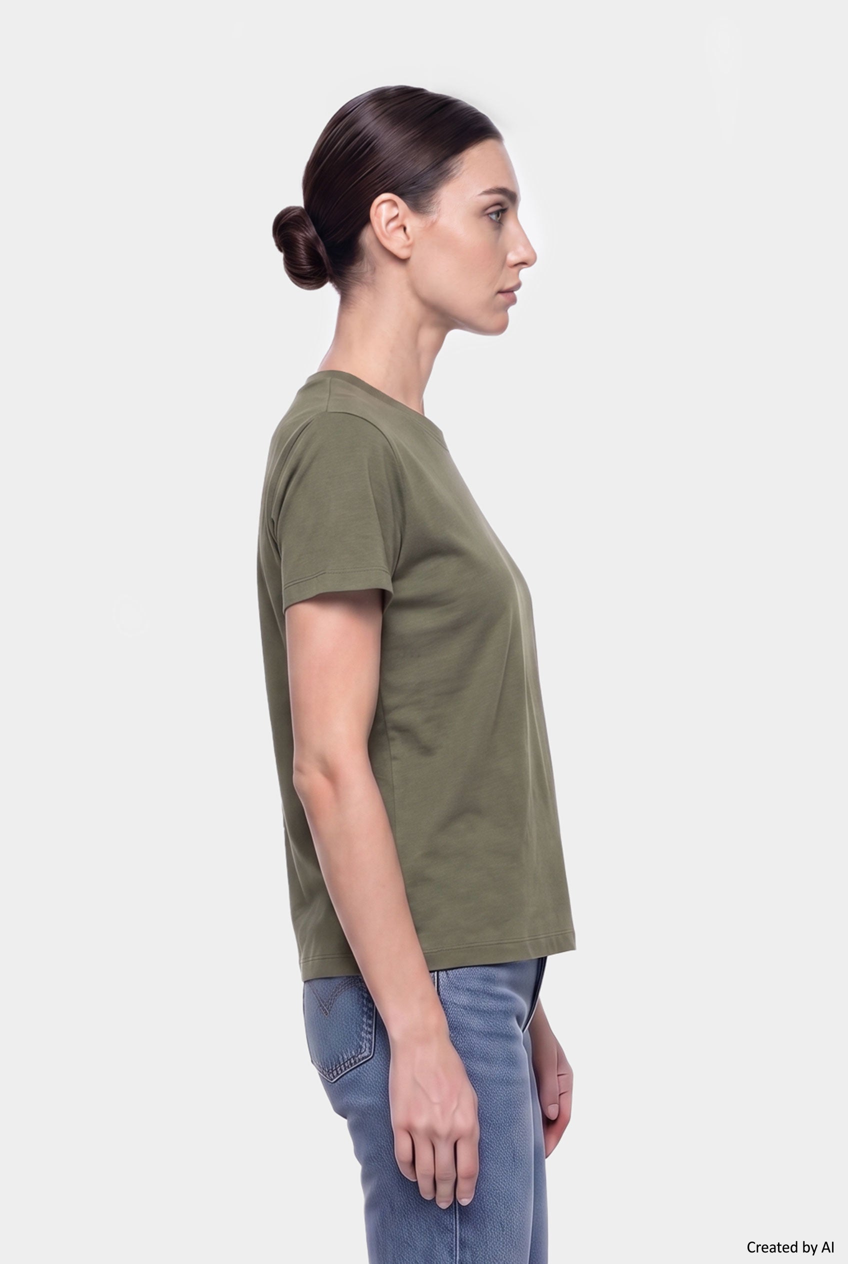 EASY PEASY T-shirt donna militare
