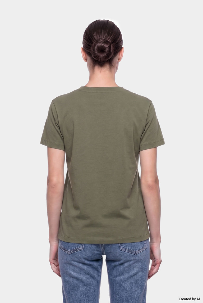 EASY PEASY T-shirt donna militare