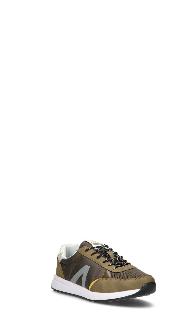 ACBC Sneaker uomo verde in pelle