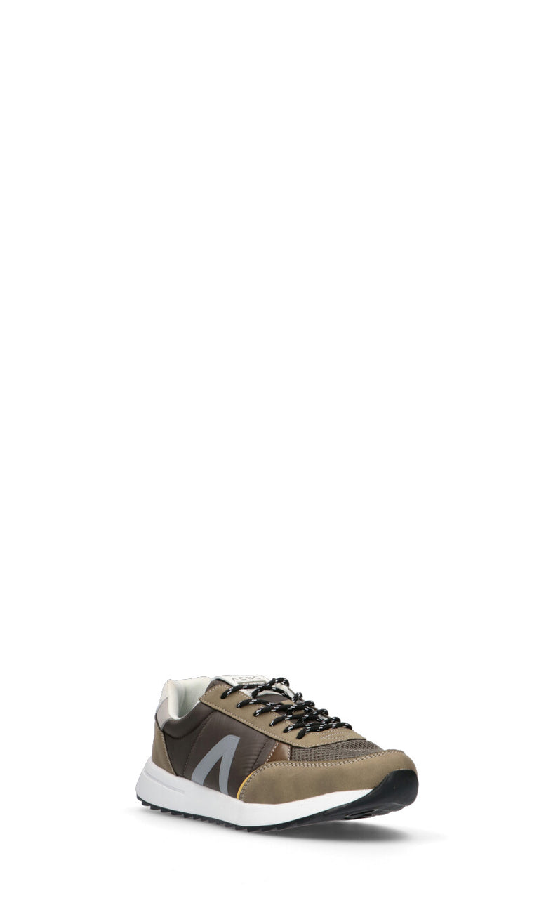 ACBC Sneaker uomo verde in pelle
