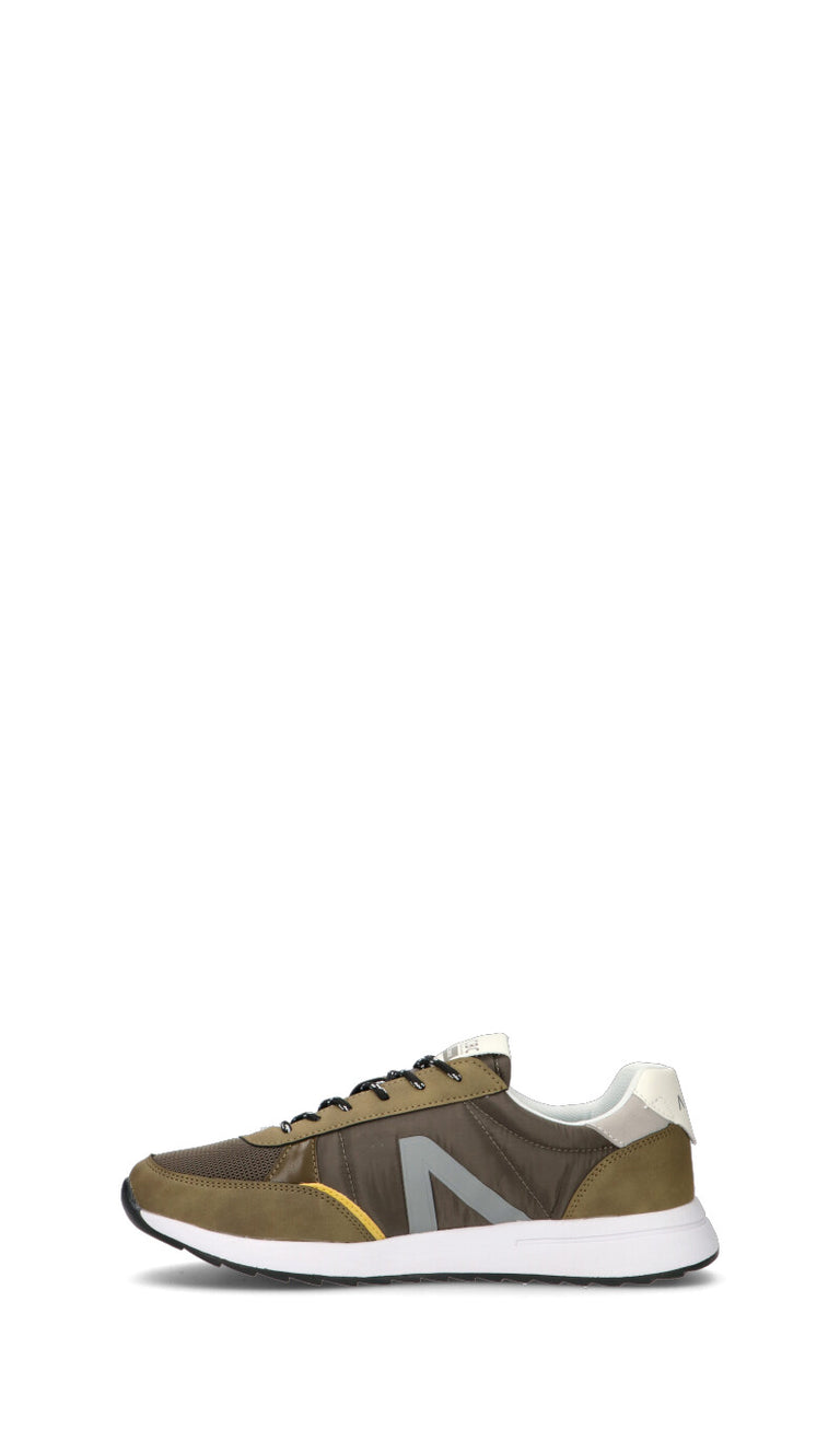 ACBC Sneaker uomo verde in pelle