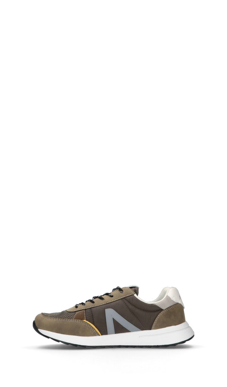 ACBC Sneaker uomo verde in pelle
