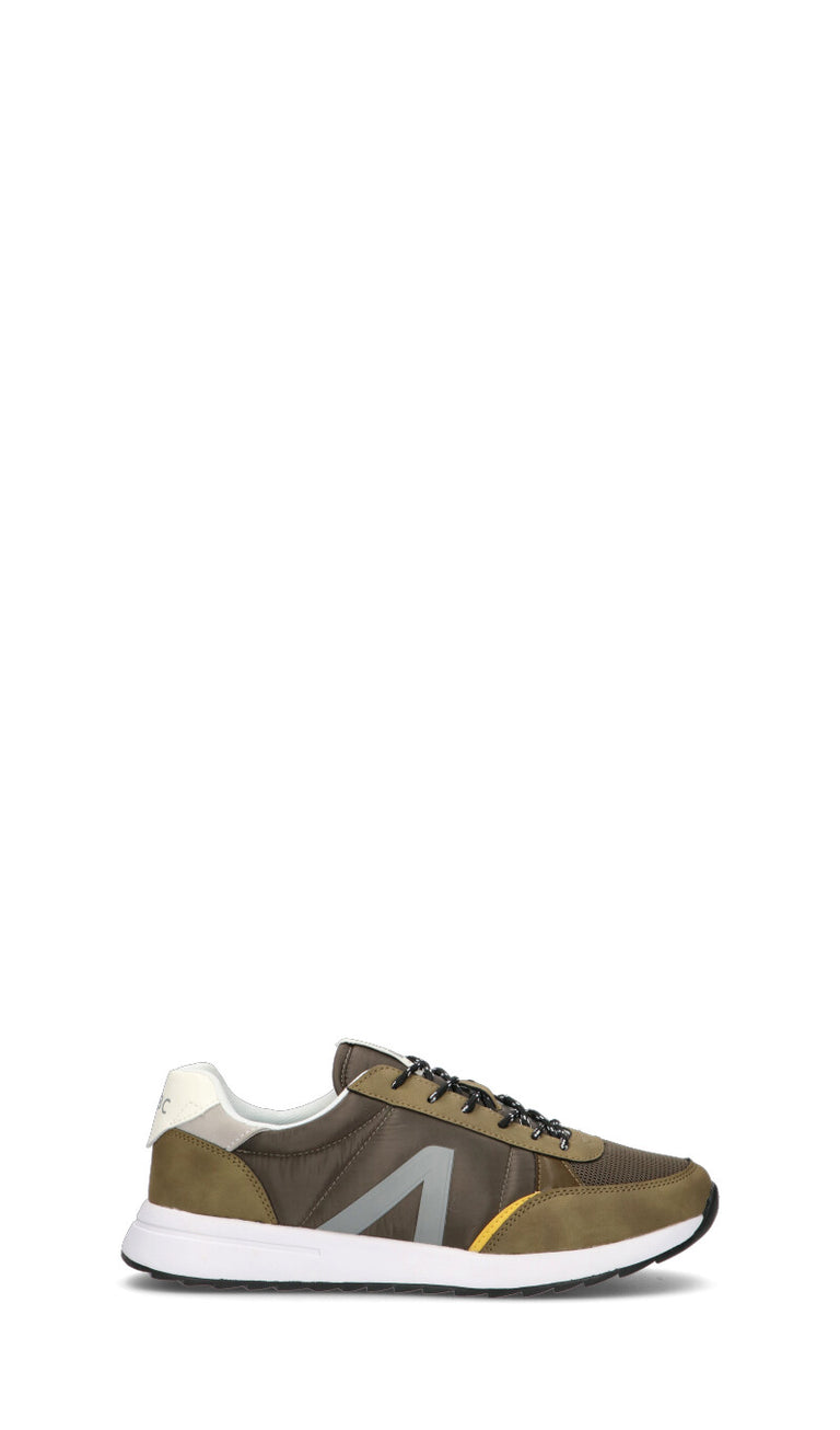 ACBC Sneaker uomo verde in pelle