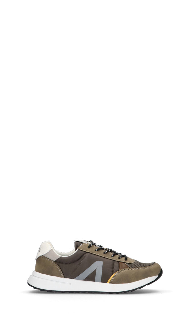 ACBC Sneaker uomo verde in pelle