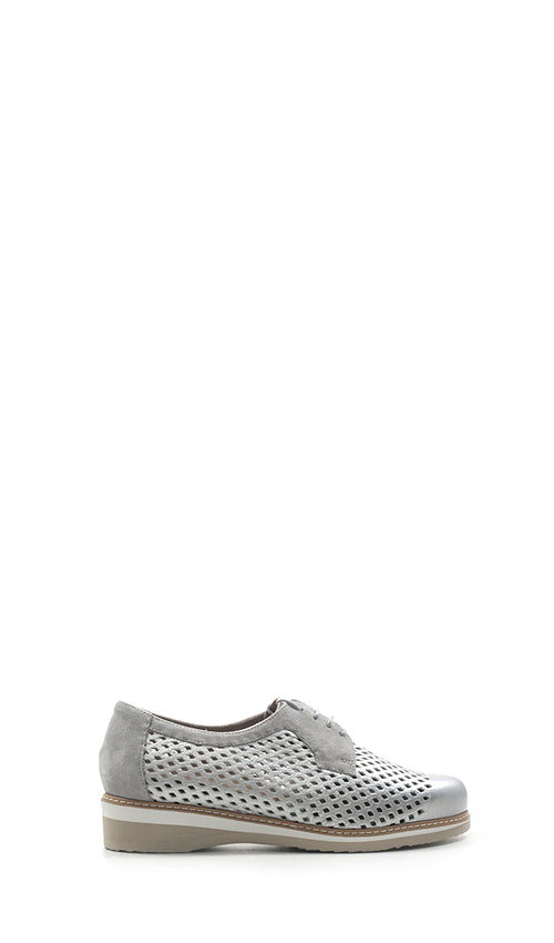 IMPRONTA TOMASI Sneaker donna argento in pelle