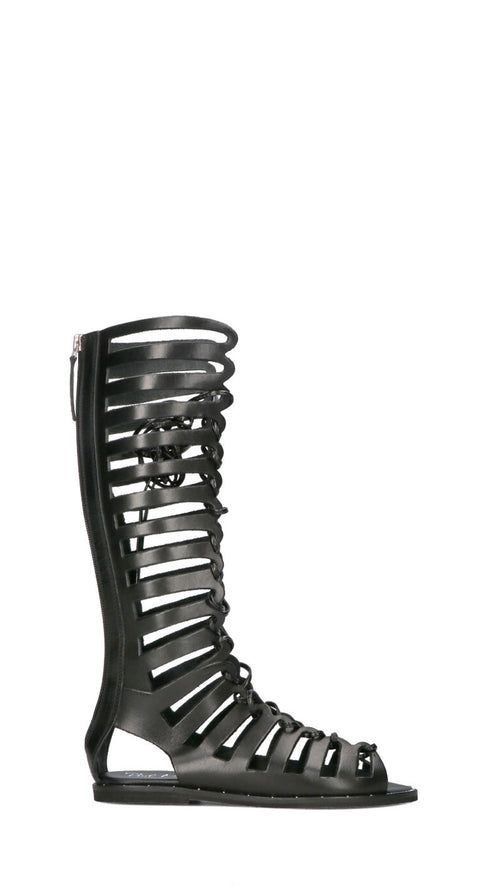 PHIL MELVIS Stivale donna nero in pelle