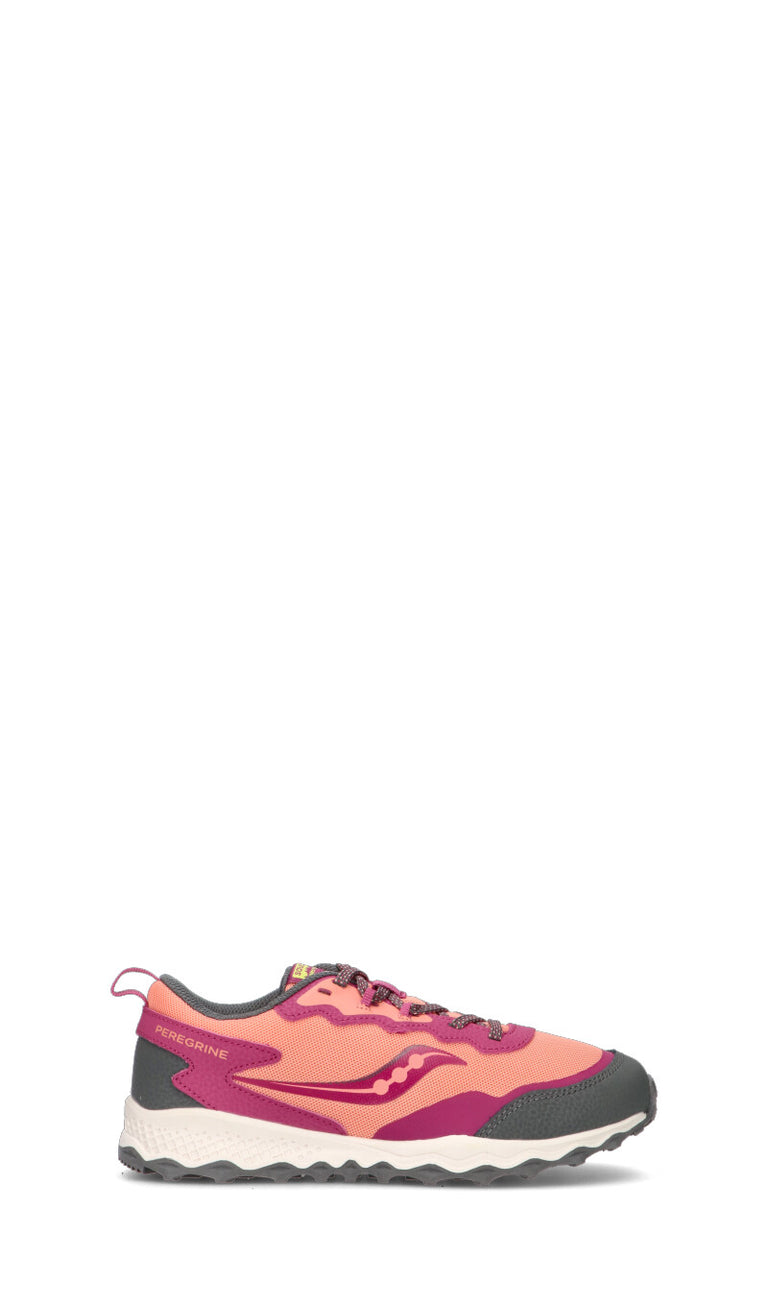 SAUCONY PEREGRINE KDZ SHIELD Sneaker ragazza corallo