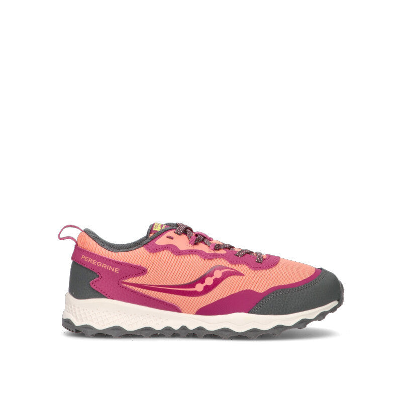 SAUCONY PEREGRINE KDZ SHIELD Sneaker ragazza corallo