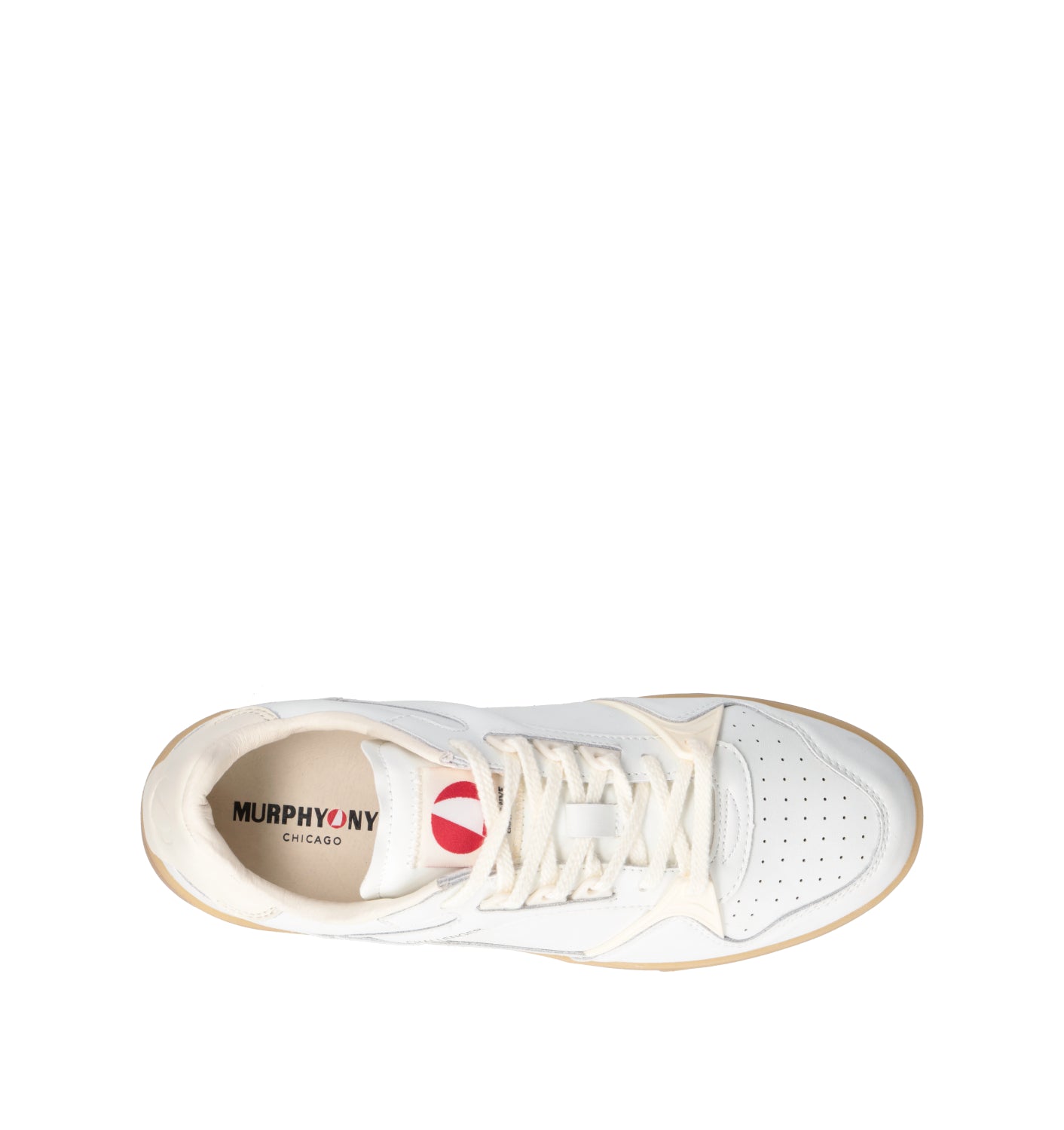 MURPHY&NYE Sneaker uomo bianca in pelle