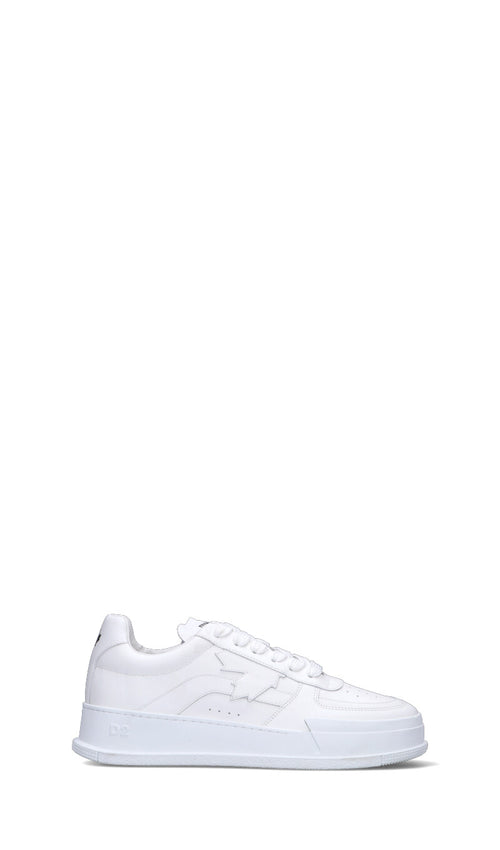 DSQUARED2 Sneaker uomo bianca in pelle