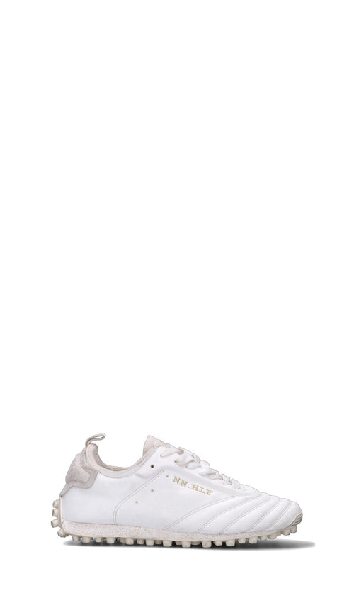 NINE AN HALF Sneaker uomo bianca in pelle