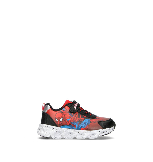 DISNEY Sneaker bimbo nera/rossa con luci
