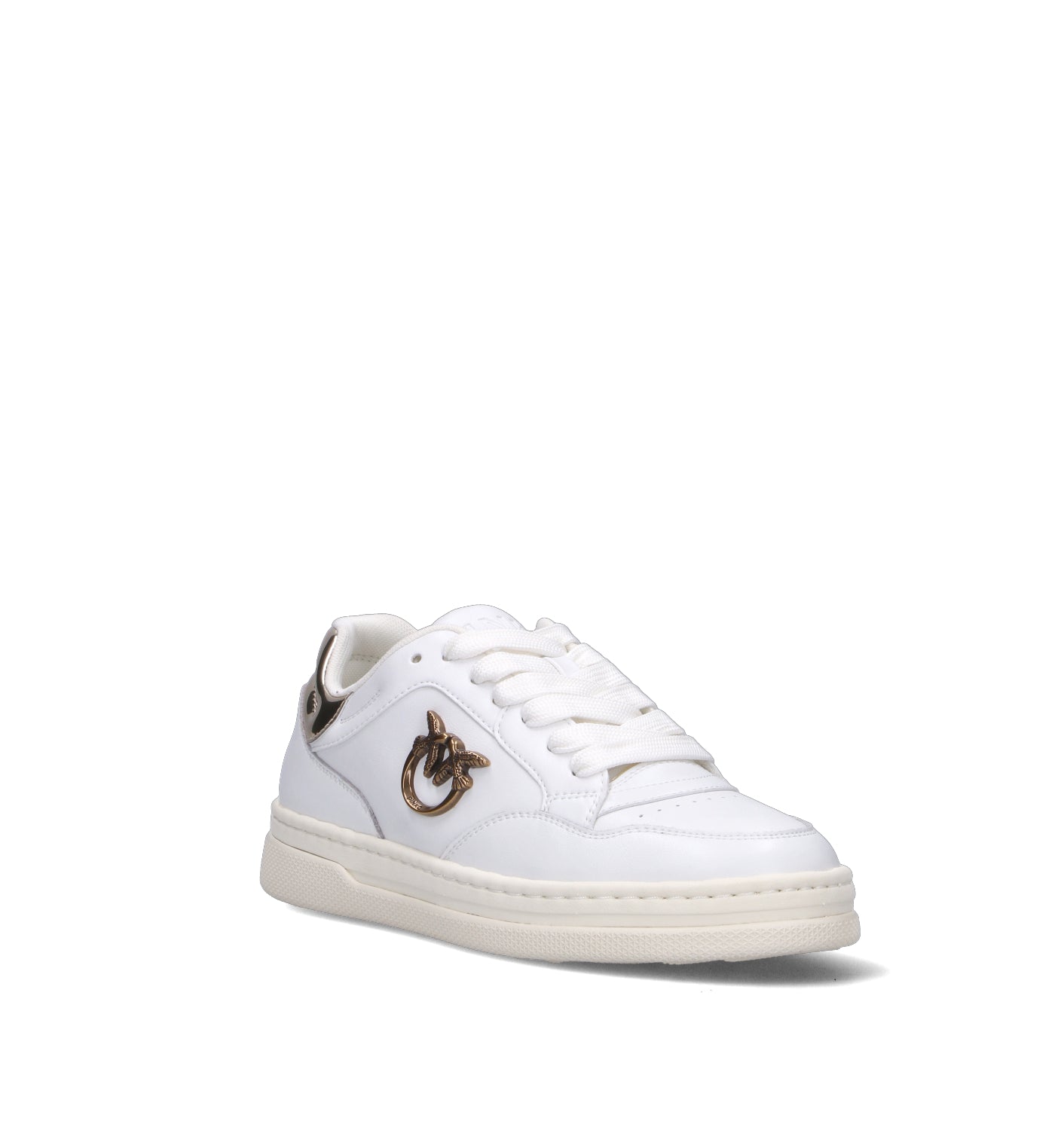 PINKO Sneaker donna bianca/oro