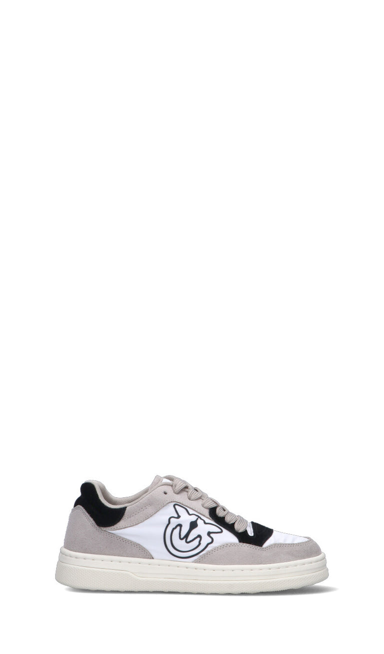 PINKO Sneaker donna bianca/nera in suede