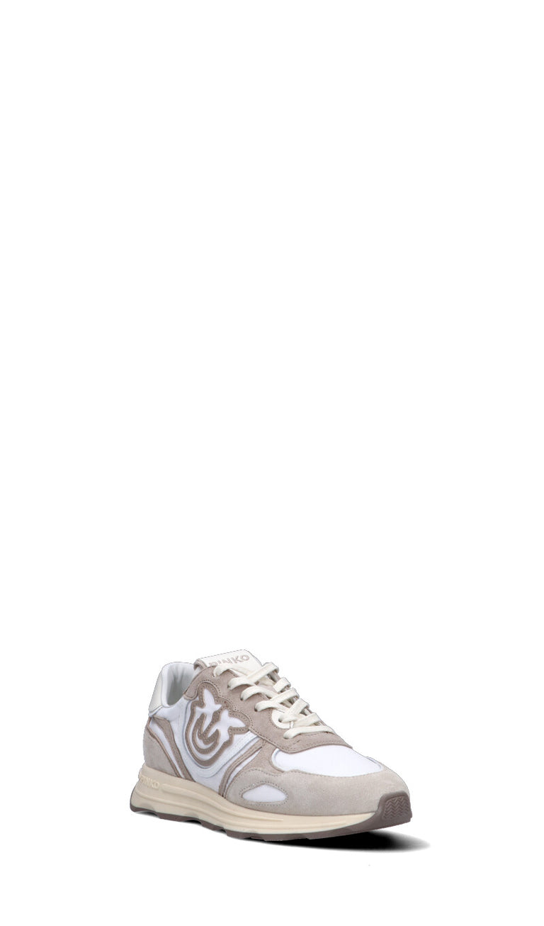 PINKO Sneaker donna beige in suede