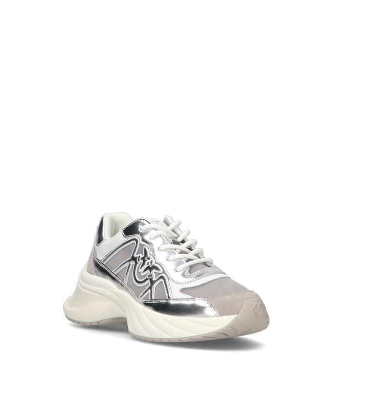 PINKO Sneaker donna bianca/argento