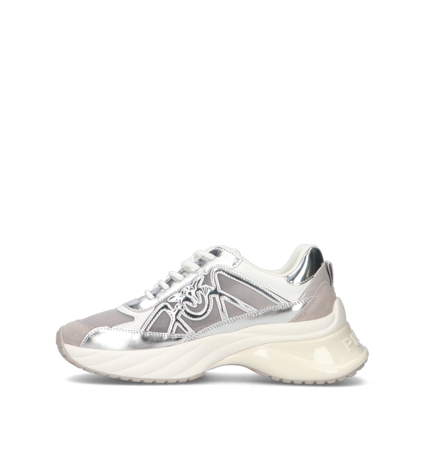 PINKO Sneaker donna bianca/argento