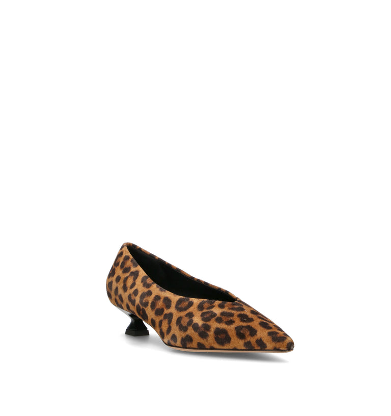 THE SELLER Décolleté donna maculata in suede