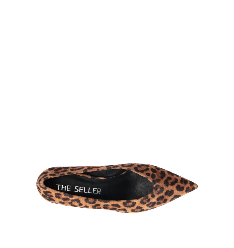 THE SELLER Décolleté donna maculata in suede