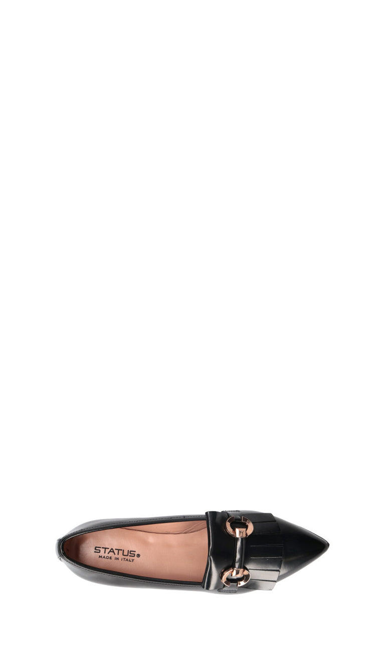 STATUS Ballerina donna nera in pelle