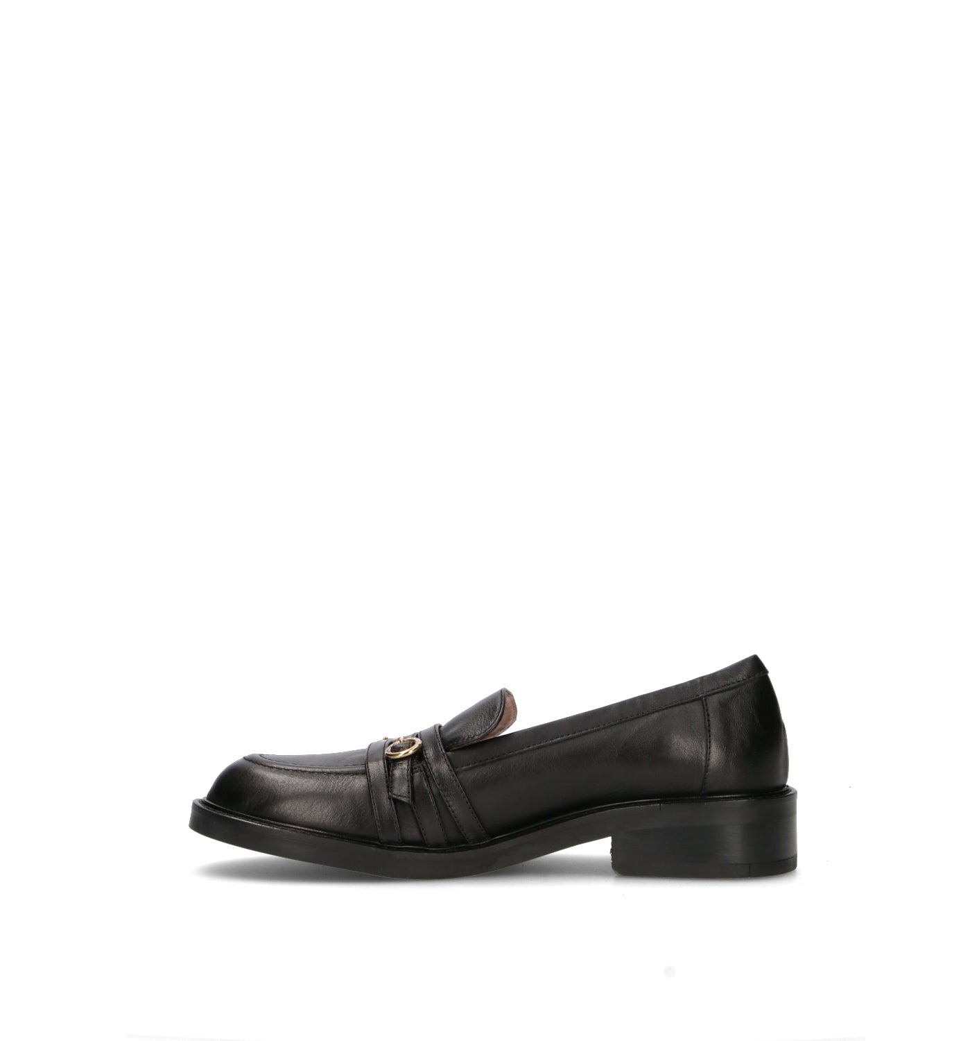 STATUS Mocassino donna marrone scuro in pelle
