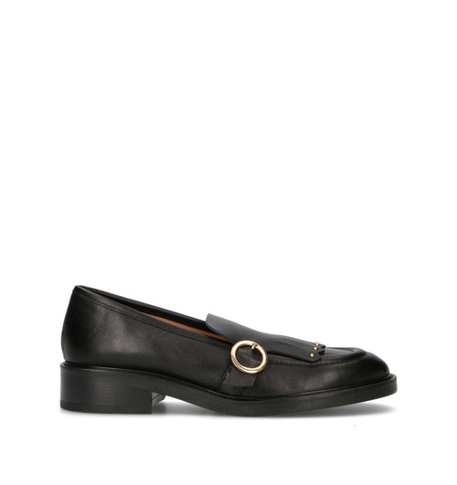 STATUS Mocassino donna nero in pelle