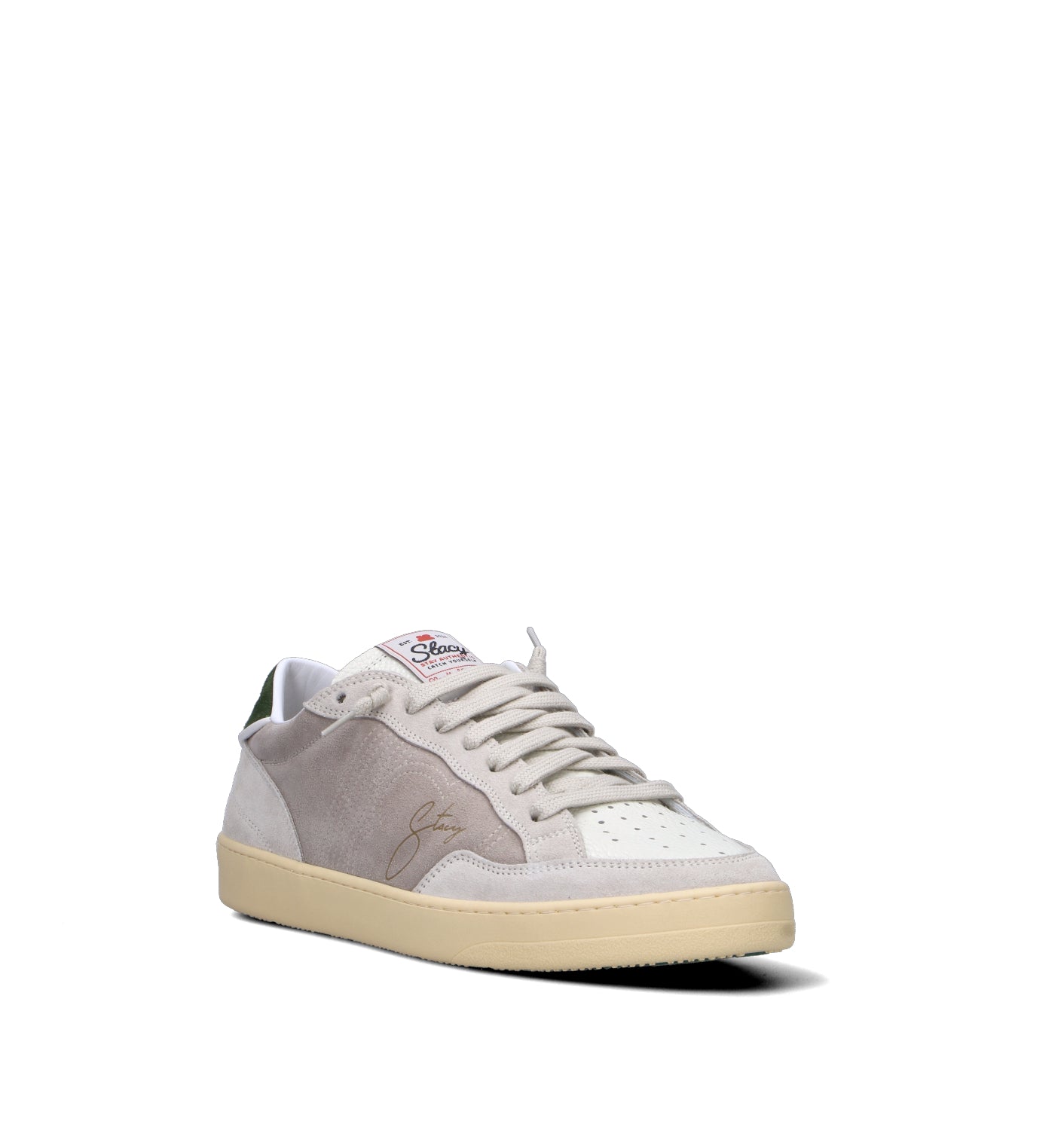 STACY Sneaker uomo grigia in suede