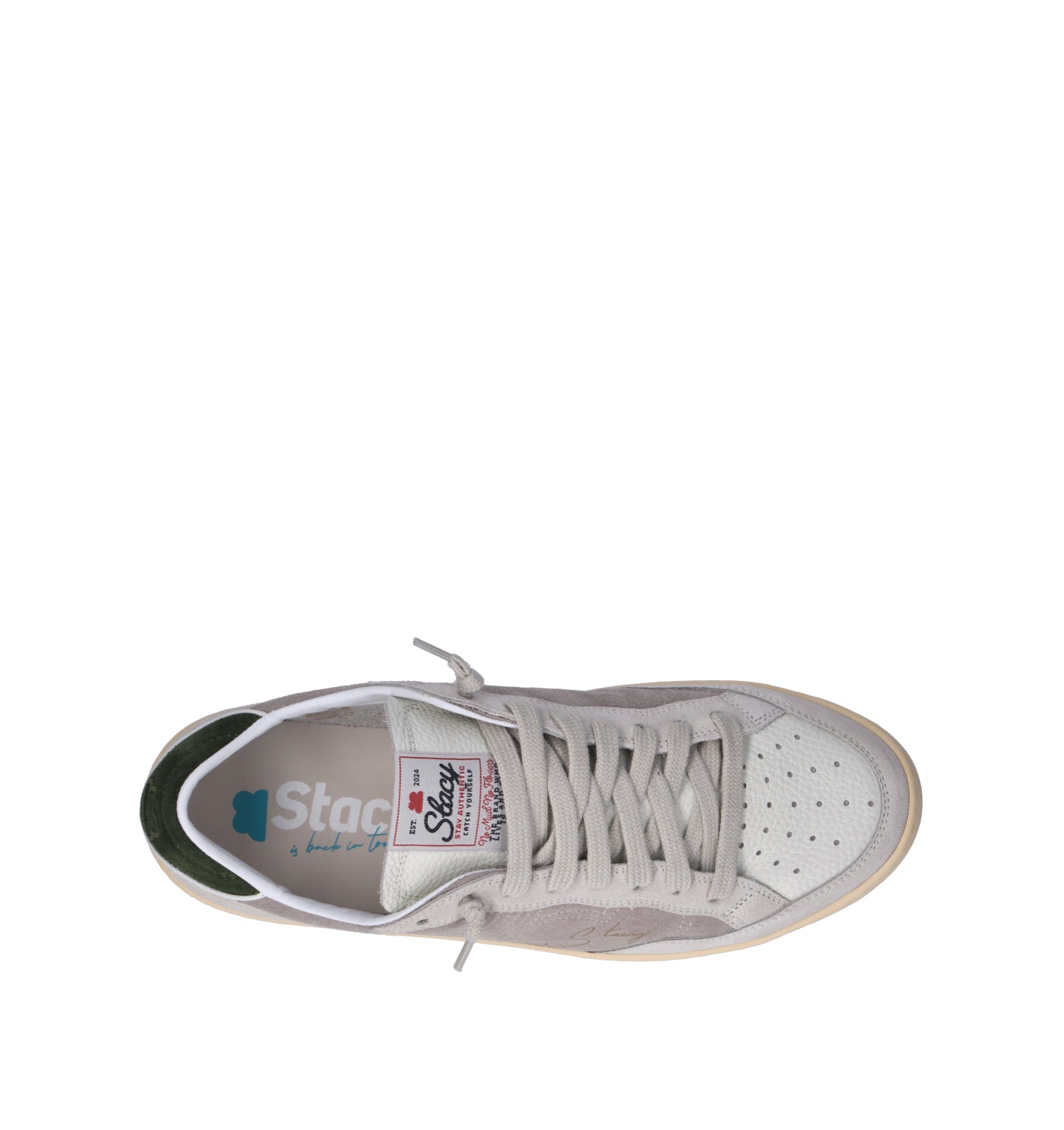STACY Sneaker uomo grigia in suede