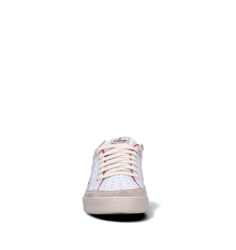 STACY Sneaker uomo bianca/blu in pelle