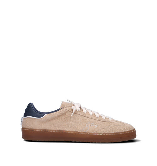 STACY Sneaker uomo nude/blu in suede