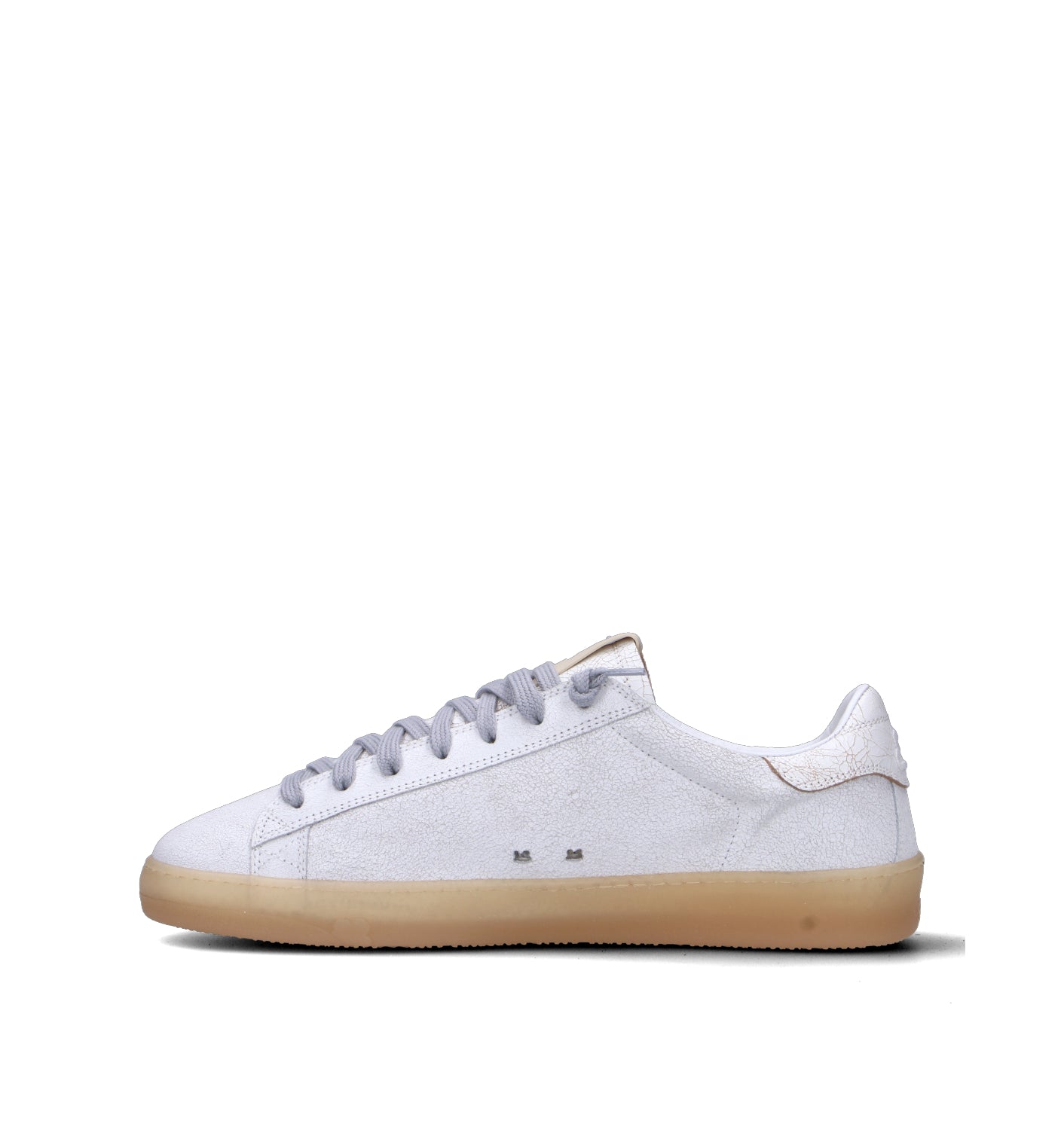 STACY Sneaker uomo bianca in pelle