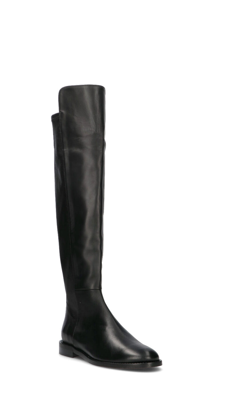 STATUS Stivale donna nero in pelle